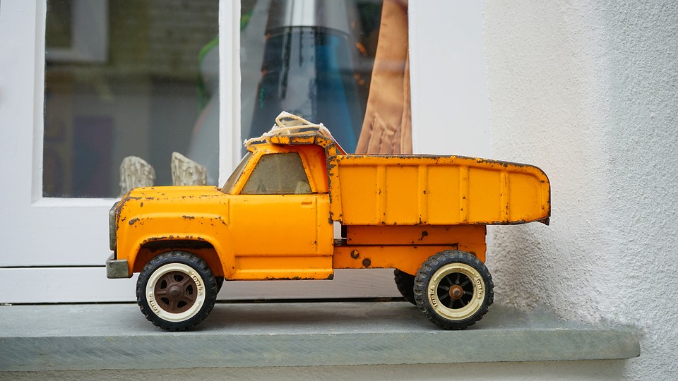 toy, truck, vehicle