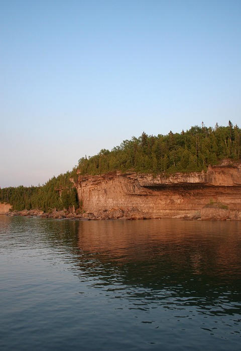coast, cliff, rocks