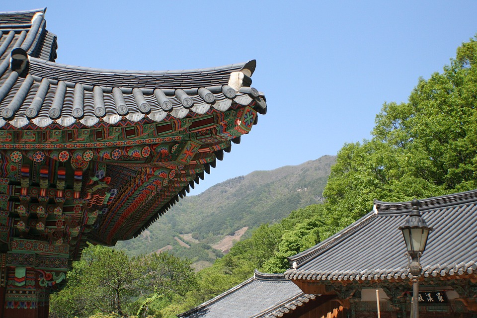 korea, buddhist temple, tranquil