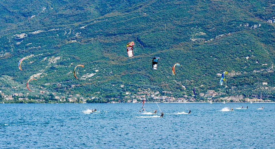 kite surfing, water sports, kitesurfer