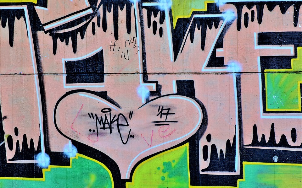 graffiti, mural, art