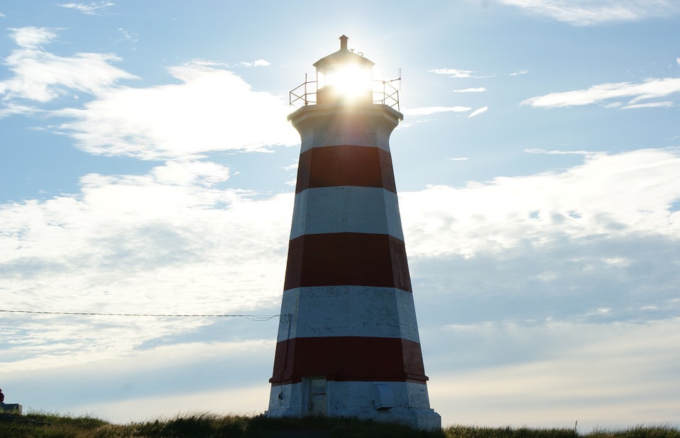 lighthouse, alert, guidepost