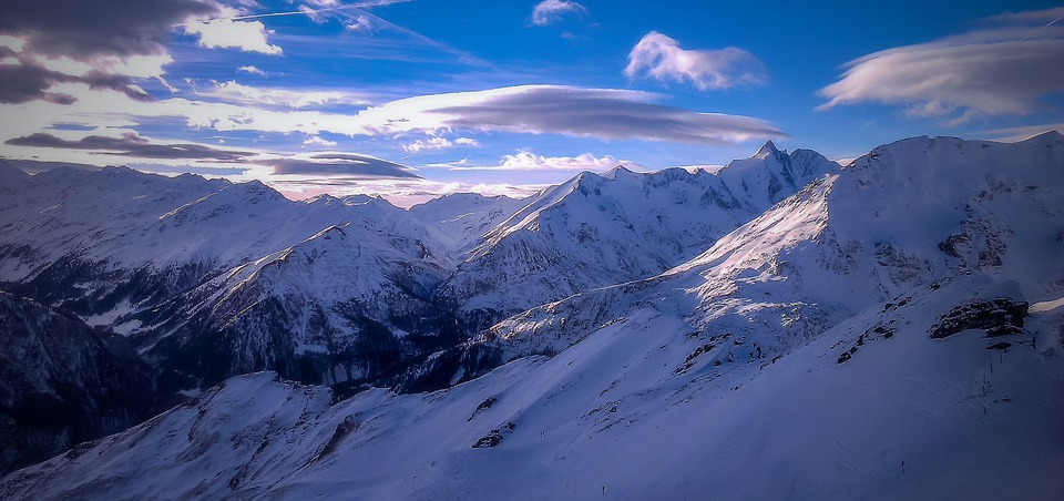 alps, austria, skiing