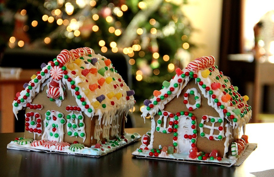 gingerbread house, gingerbread, christmas