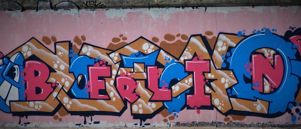 berlin, wall, graffiti