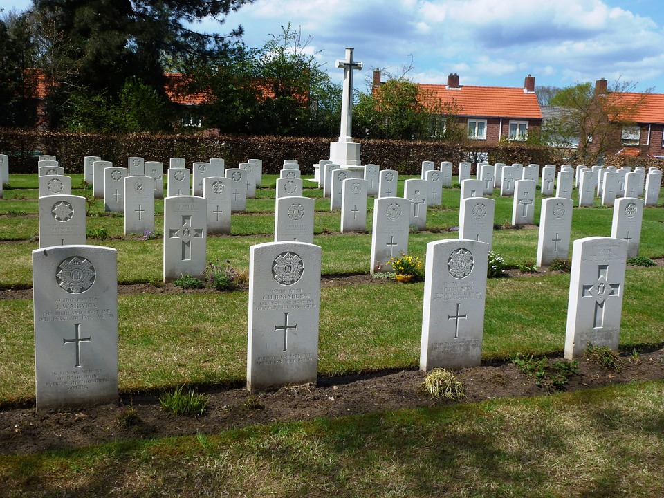 milsbeek, netherlands, war cemetery