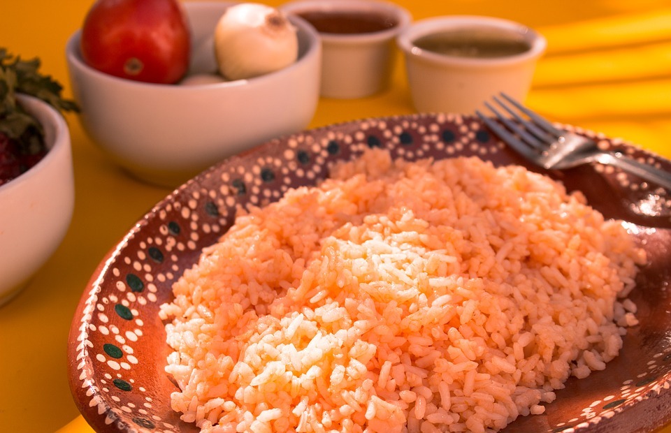 rice, dish, food
