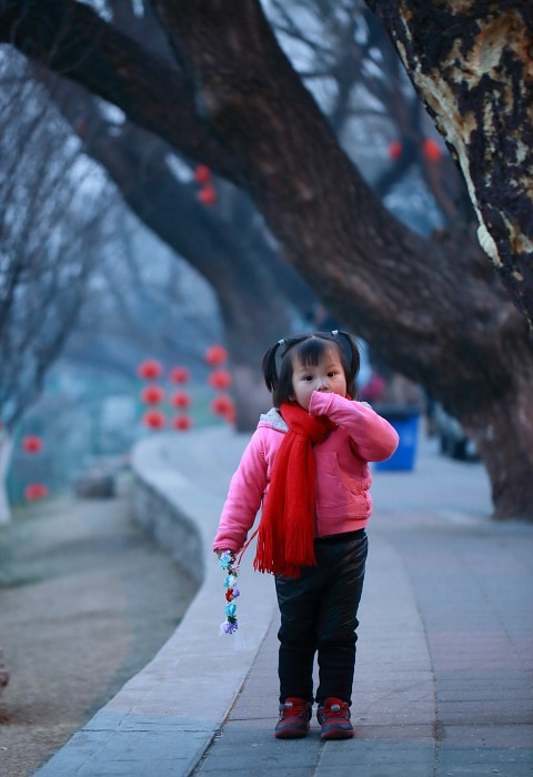 beijing, girls, chinese new year