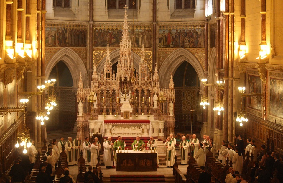 irish seminary mass, catholic mass celebration, liturgical celebration