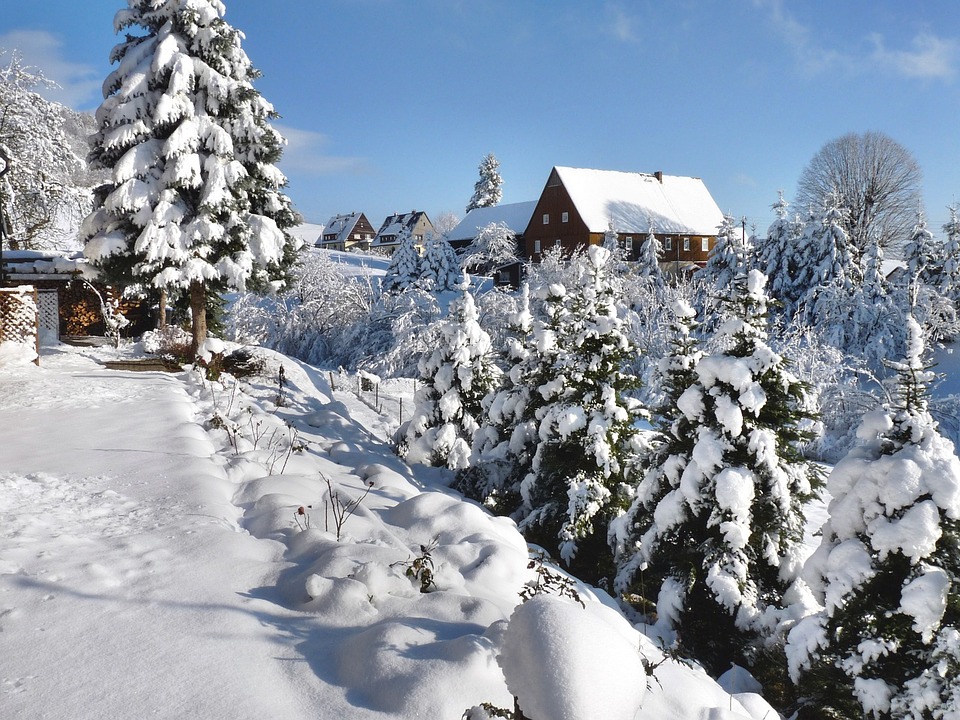 winter, saupsdorf, saxon switzerland
