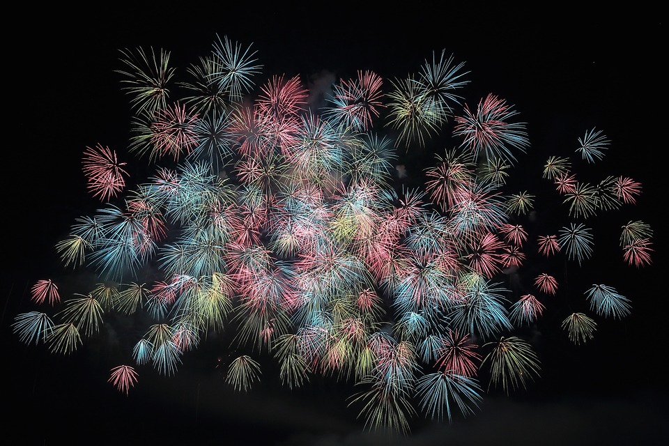 fireworks, pyrotechnics, celebration