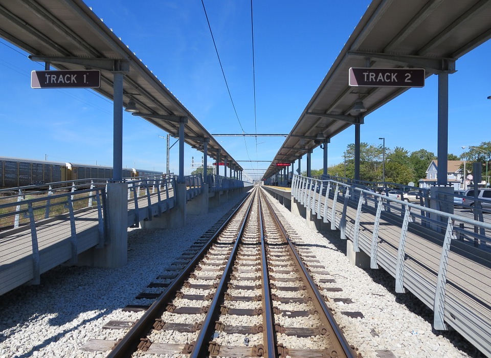 railway, public transport, platform