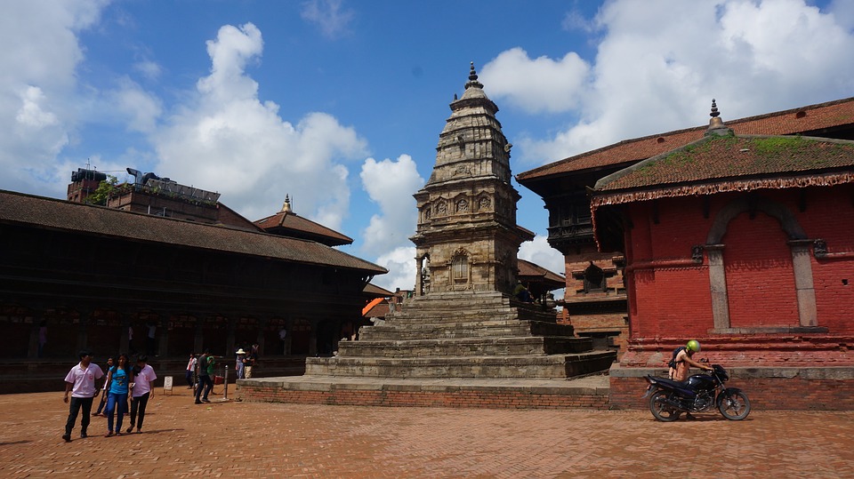 temple, tower, nepal