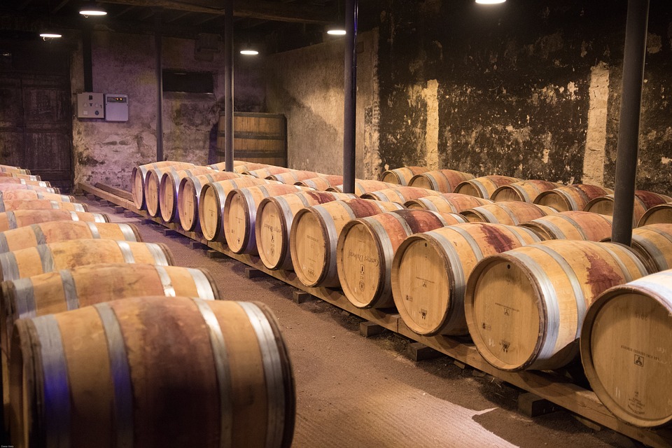 wine, beaujolais, cellar