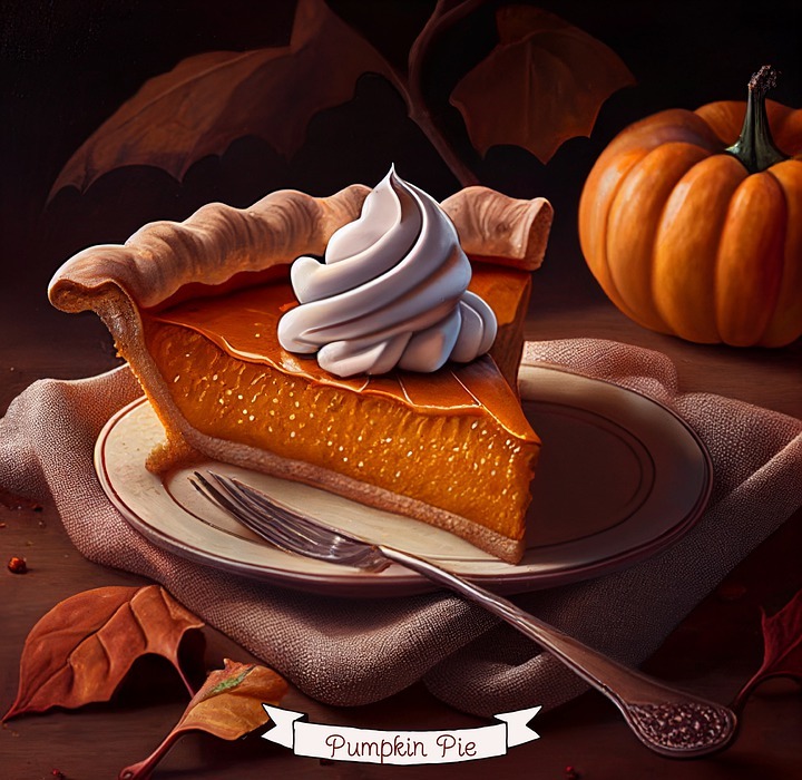 pumpkin pie, thanksgiving, pumpkin