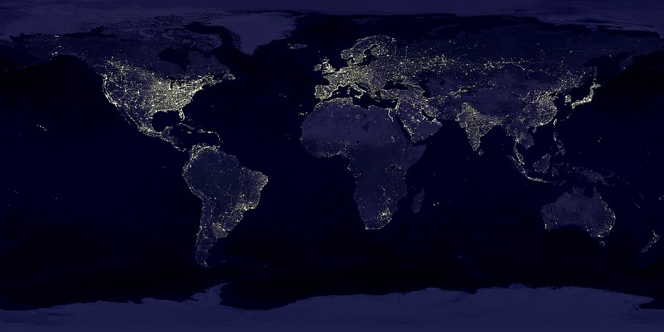 earth, earth at night, night