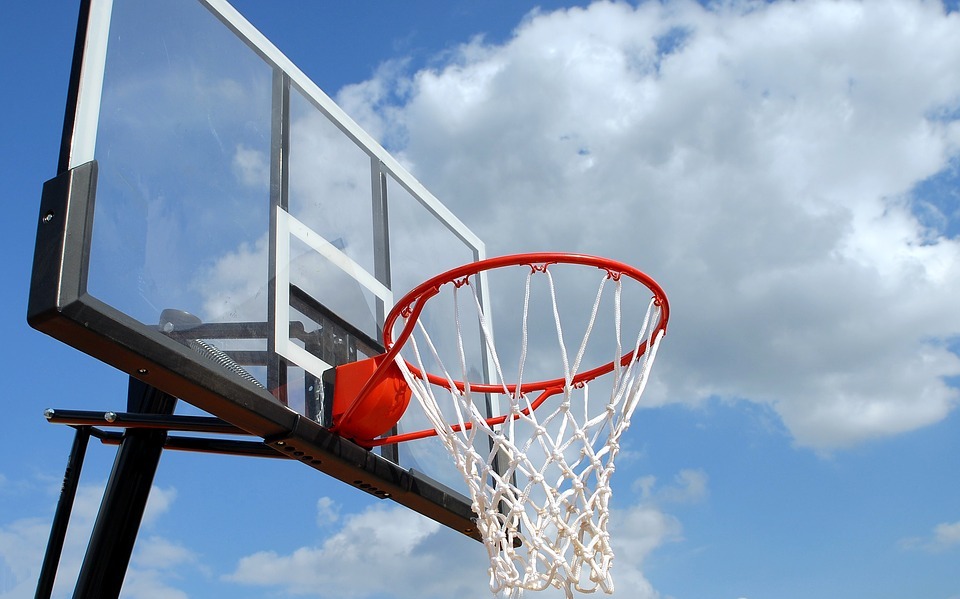 outdoor basketball, rim, net