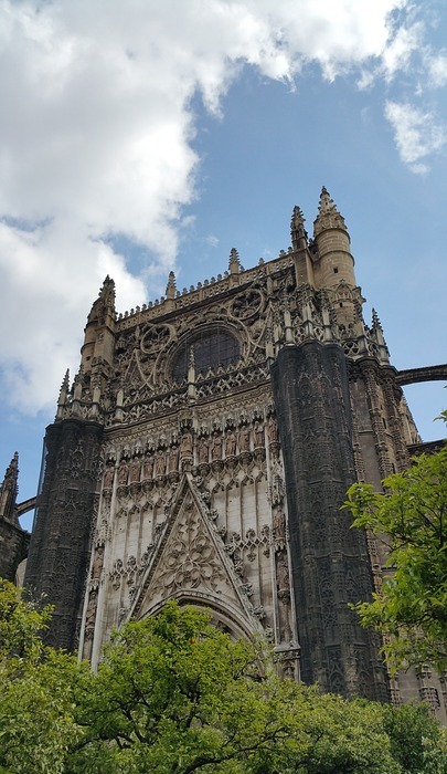cathedral of saint mary of the see, seville cathedral, seville