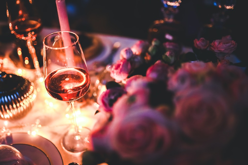 wine, rose, alcohol