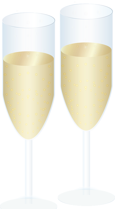 graphic, champagne, food-drink