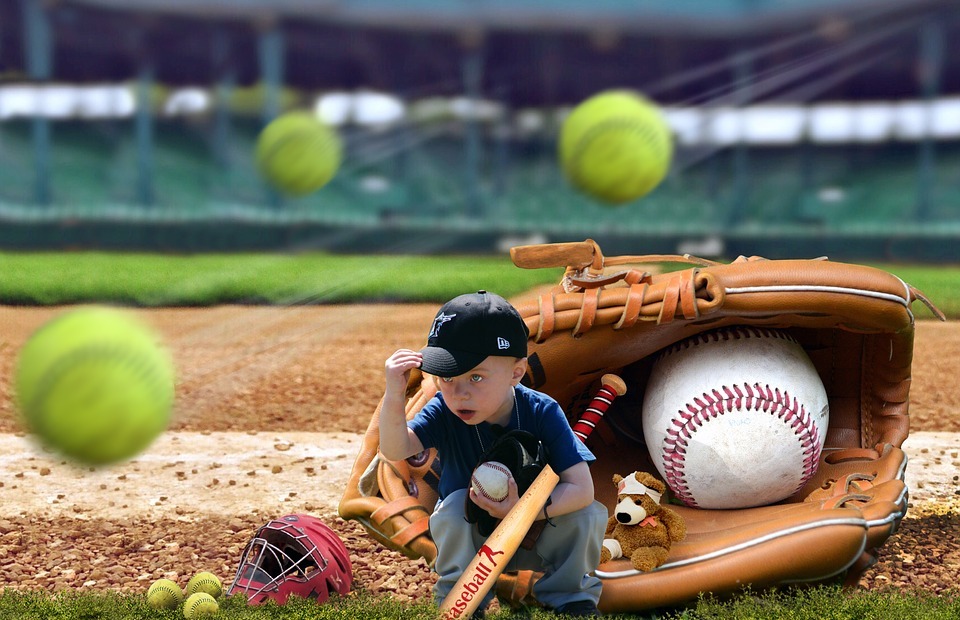 baseball, child, sport