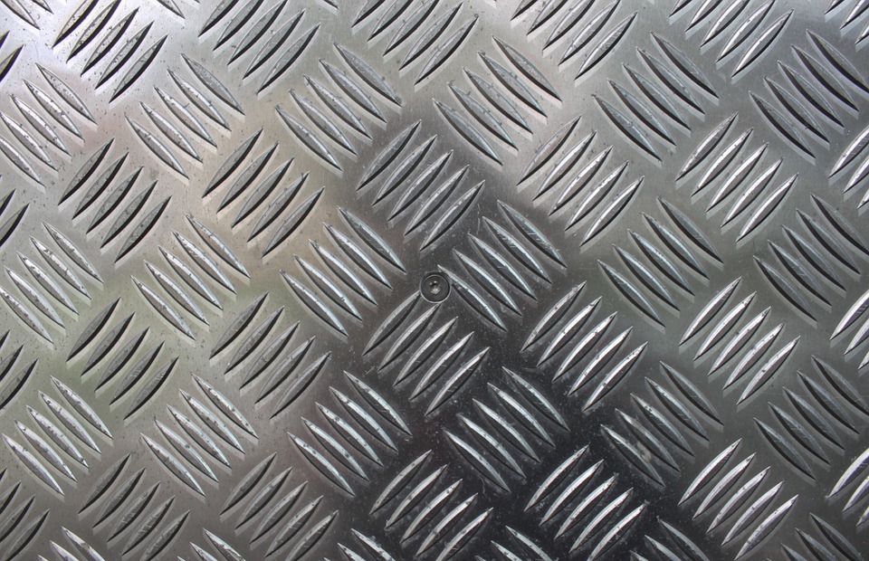 metal, grid, pattern