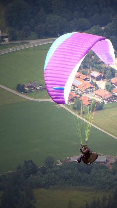 paraglider, paragliding, glide