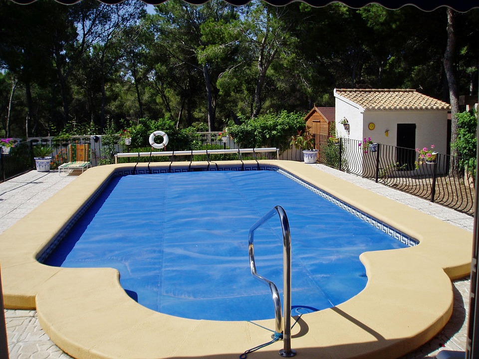 swimming pool, swimming, villa