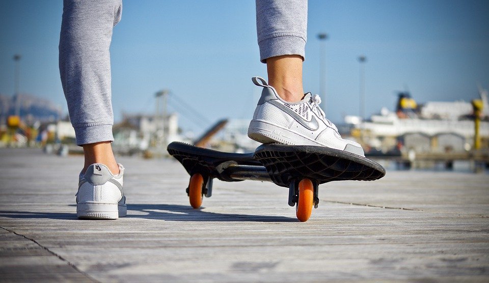 skateboard, feet, shoes