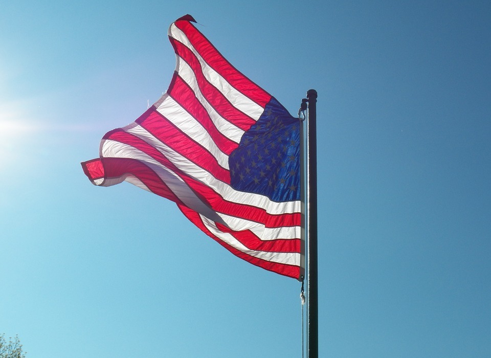 flag, american, patriotic