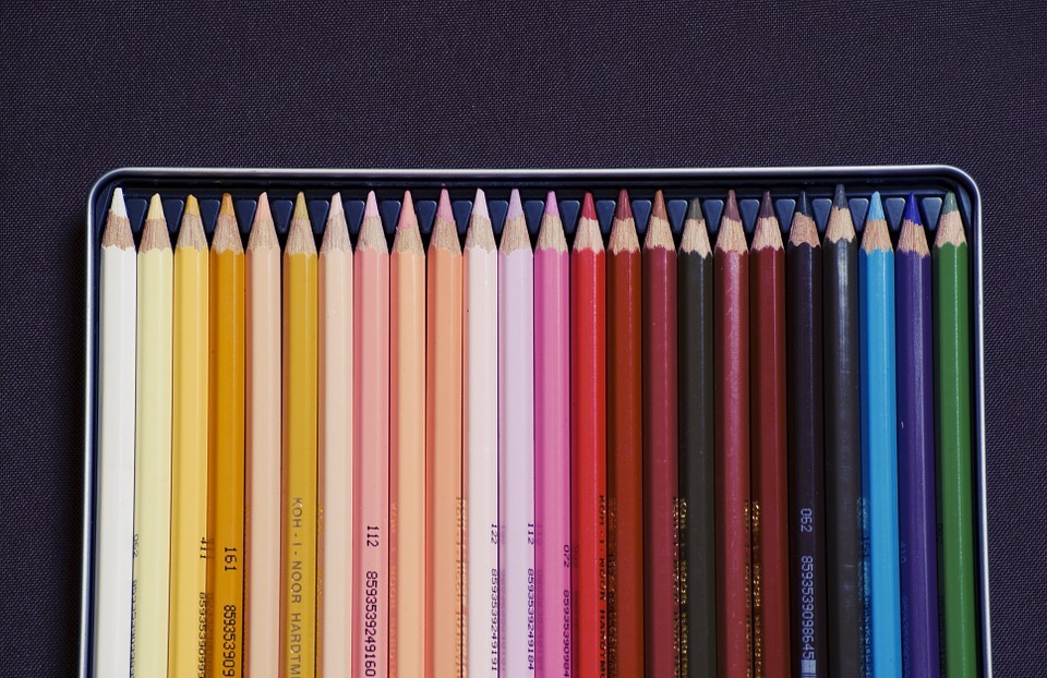 pencils, colors, colours