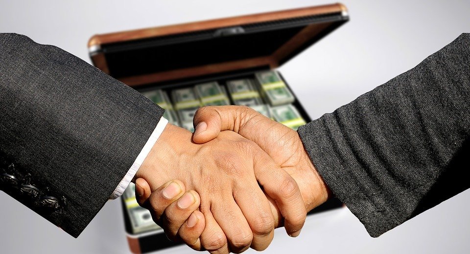 conclusion of the contract, handshake, trade