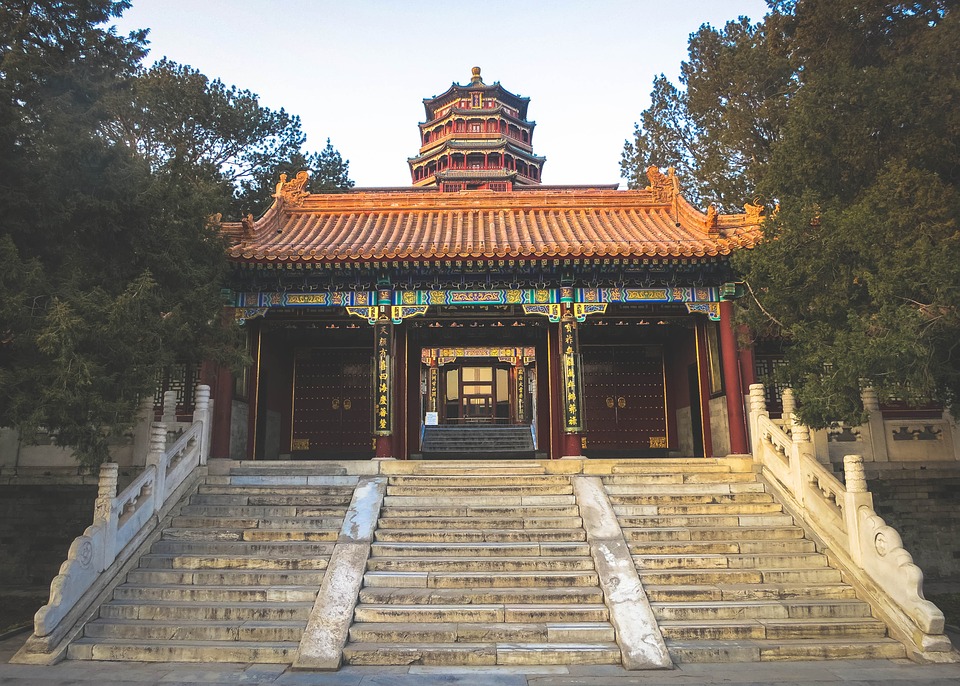 temple, pagoda, asia