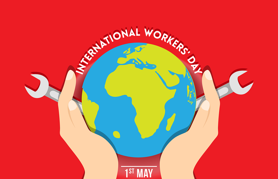 labor day, international worker\'s day, banner