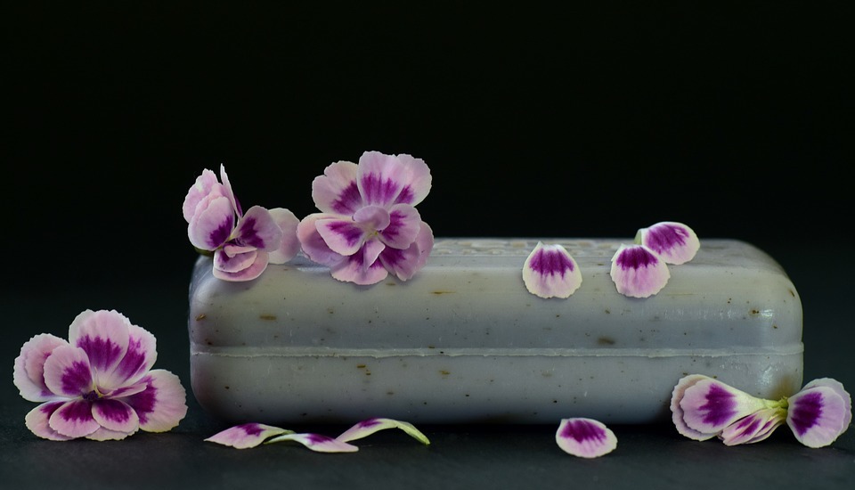 soap, fragrance, flowers