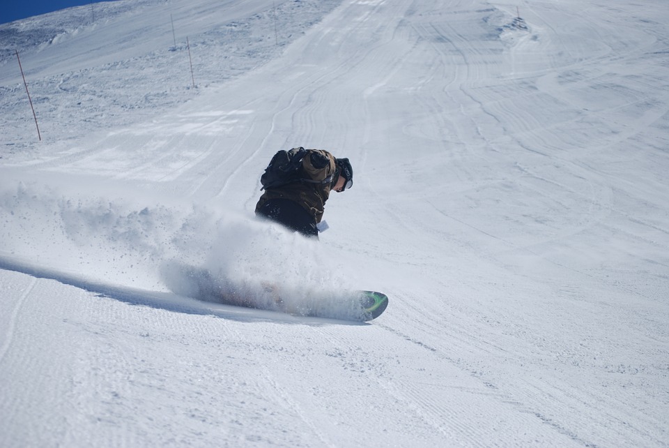 snowboard, fresh, winter
