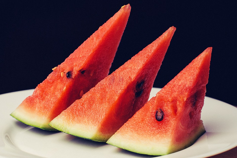 watermelon, fruits, food