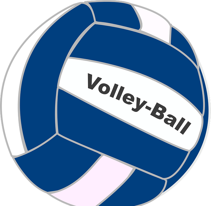 volleyball, ball, blue