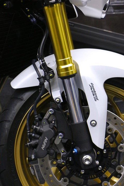 technology, motorcycle, front wheel