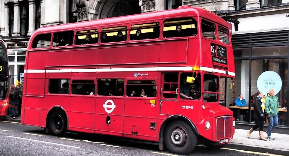 london, england, bus