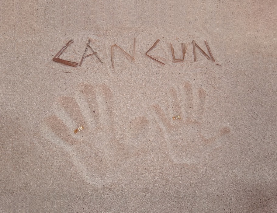 cancun, beach, honeymoon
