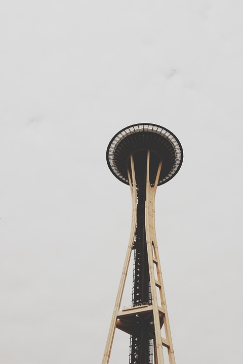 space needle, seattle, observation tower