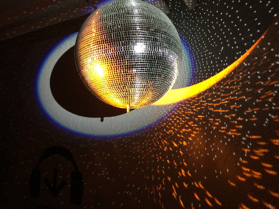 disco ball, disco, light