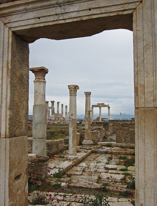 laodicea, seven churches of asia, doorway