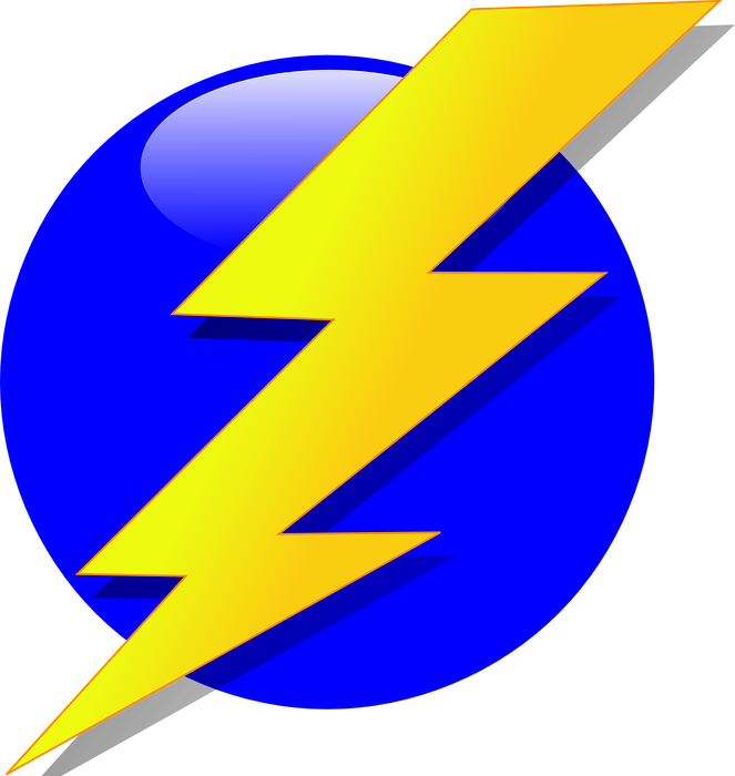 bolt, lightning, electricity
