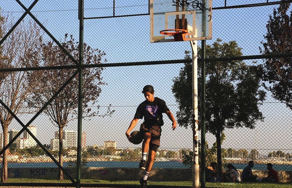 player, child, basketball