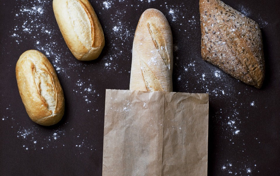 bread, baguette, bakery