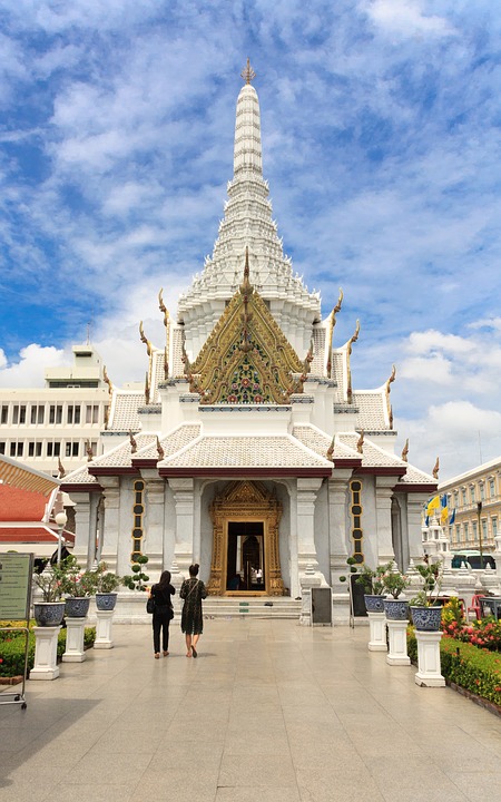 east, temple, bangkok