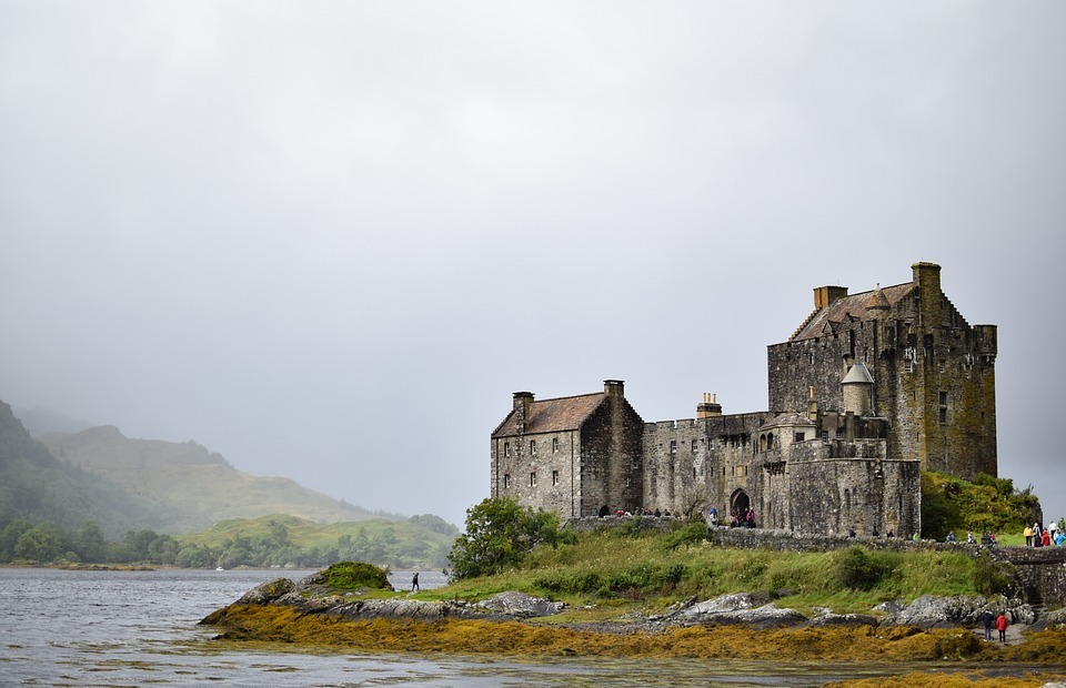 eilean donan castle, castle, scotland