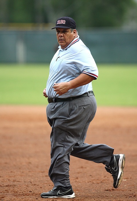 umpire, baseball, running